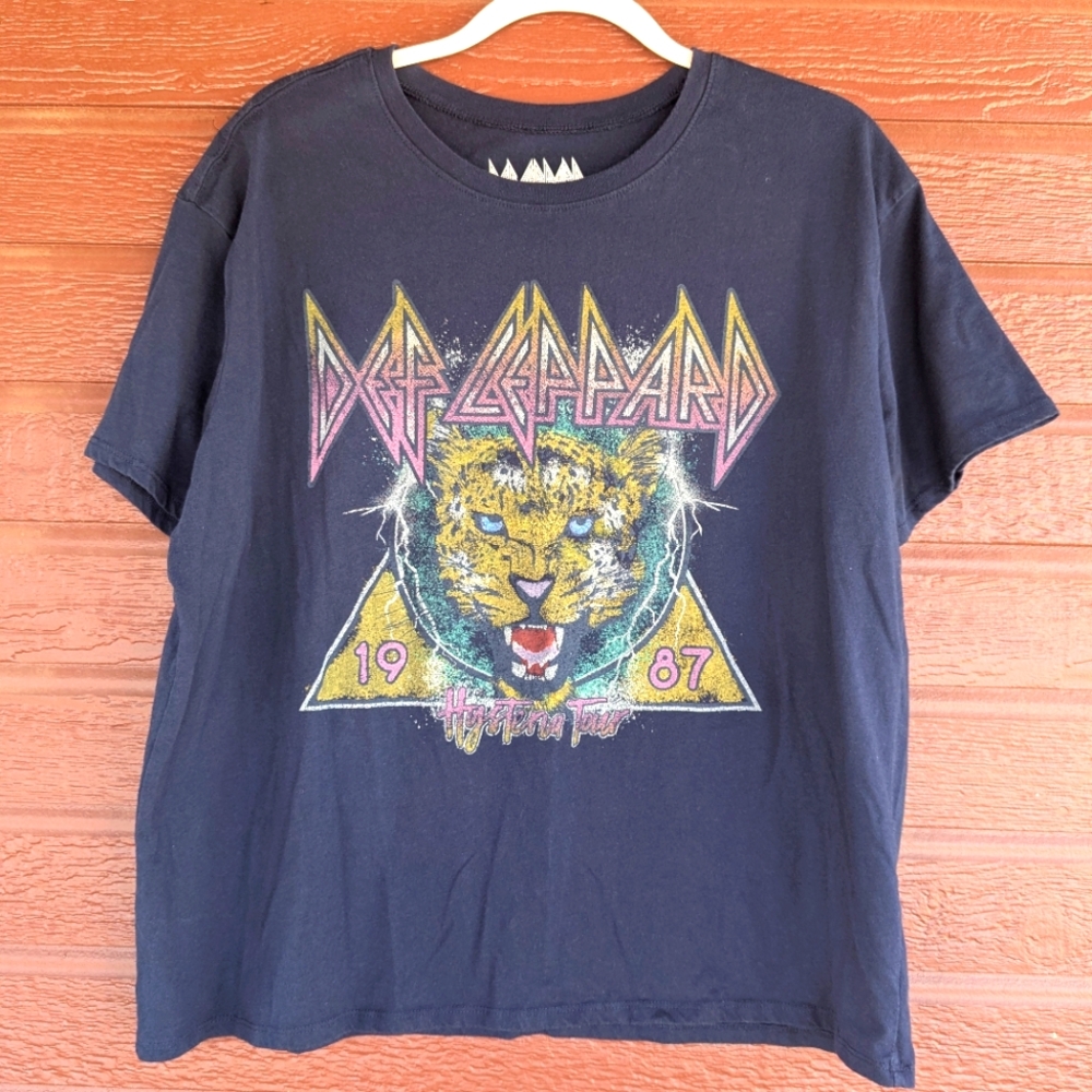 Def Leppard 1987 Hysteria Tour T-Shirt